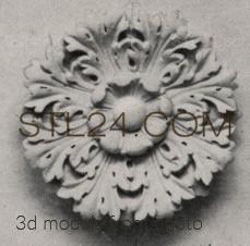 Розетки (ROSETTE_2088 -  | 3D model 3DSMAX / OBJ / STL) 3D модель для ЧПУ станка